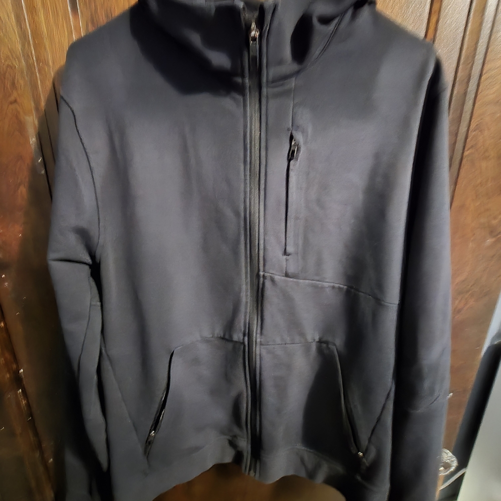 lululemon athletica Black Full-Zip Hoodie Sweater